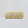 Green cotton towel