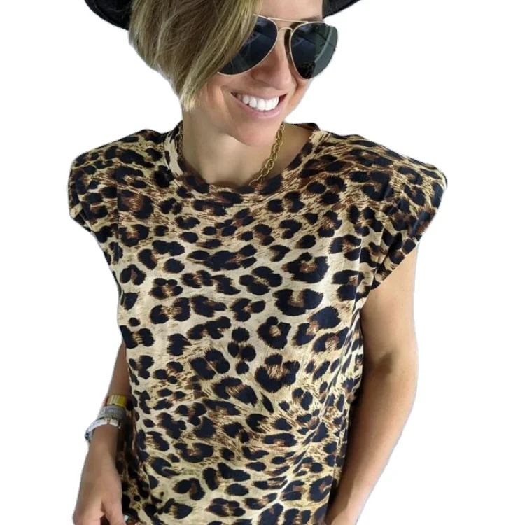 blusa leopardo mujer