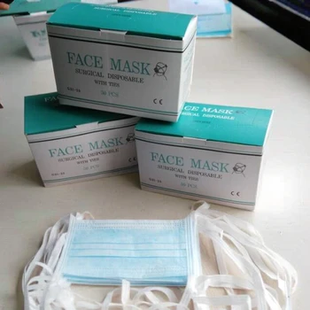 High Quality G31-25 Premium Medical Masks BFE 99% Tie-On 3ply Surgical Mask Top Premium Medical Consumables