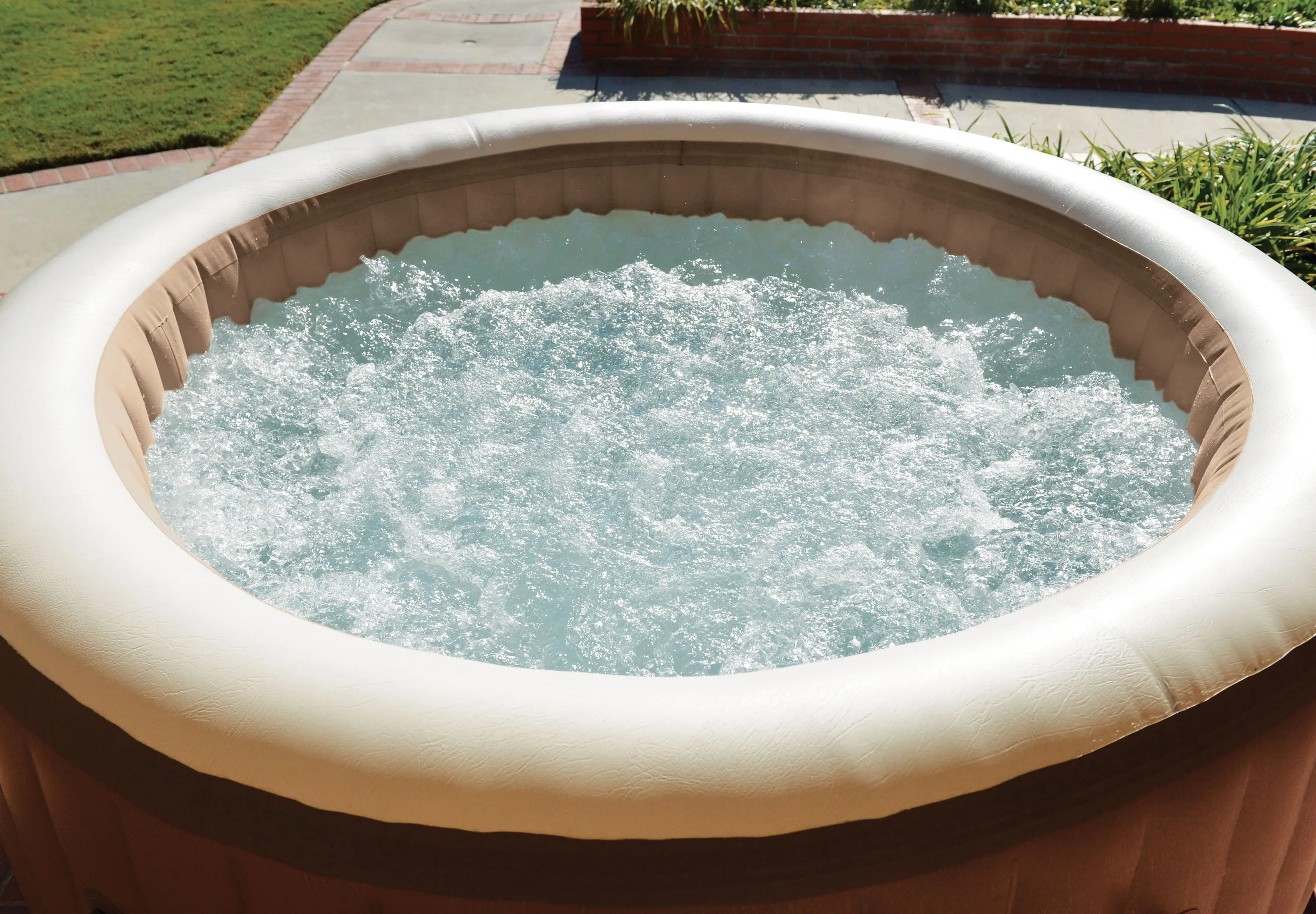 INTEX 28426 Inflatable Hydromassage Bubble Spa – 196x71cm Portable