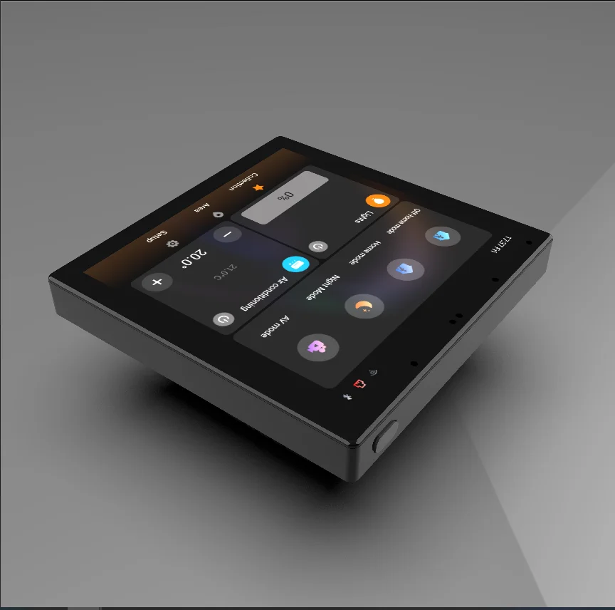 KNX  4inch Smart Touch Panel Supports Multiple Scenes and Devices  Support POE Power Supply