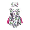 Estampado de mariposas blancas y coloridas