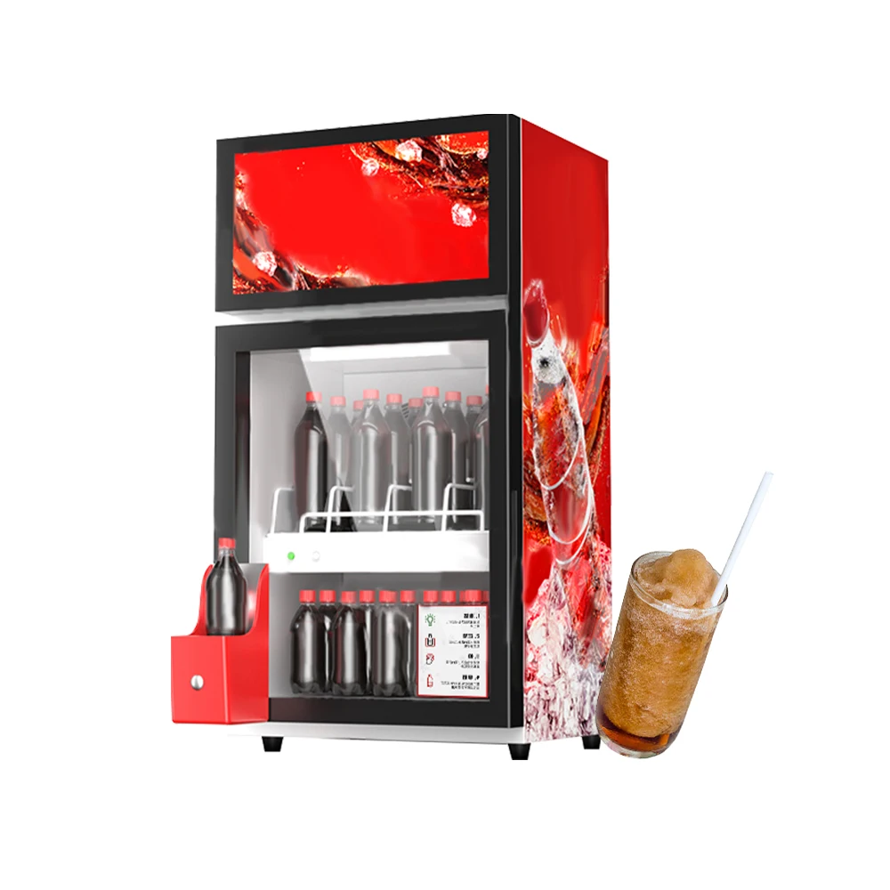 気泡水氷コンデンサー88L250Lガラスドア冷蔵庫商業用冷蔵庫