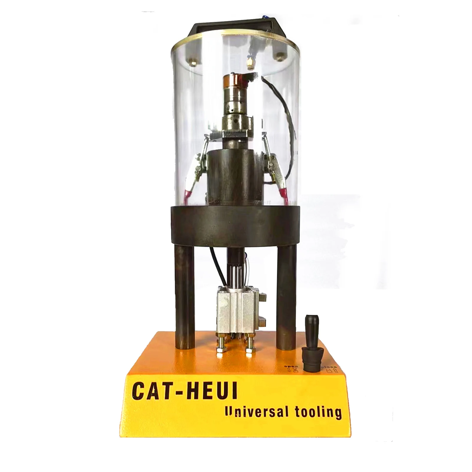 Diesel Injector Testing Tank with HEUI Nozzle Fixture Electric Engine Analyzer Medium Pressure Bench Accessory