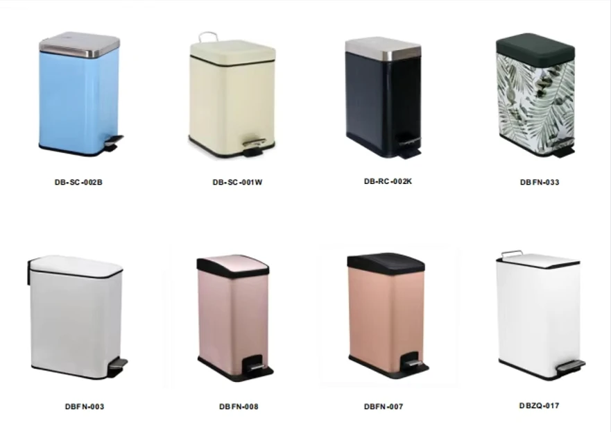 BX Rectangle Trash Bin Hot Selling 5L 12L Home Trash Can Kitchen ...