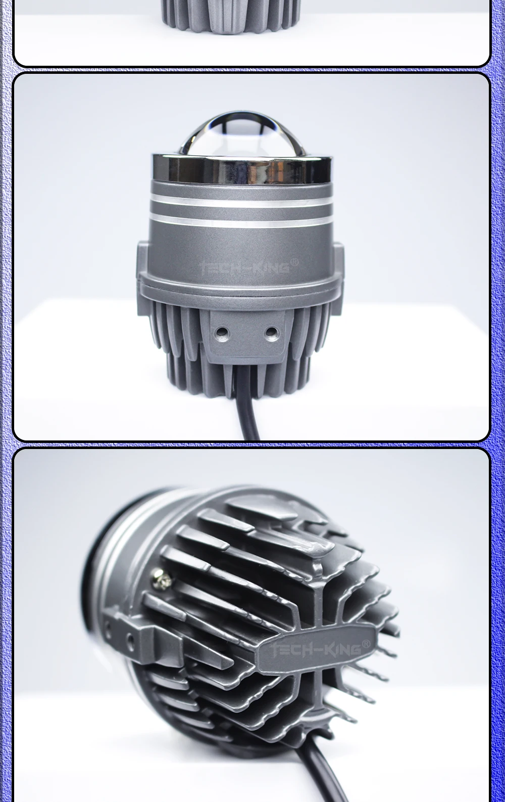 Wholesale High Quality Led Lenses Fog Lamp Bi Led Projector Lens Headlights Headlamps Car Accessories for Car 2.0 Inch 45W