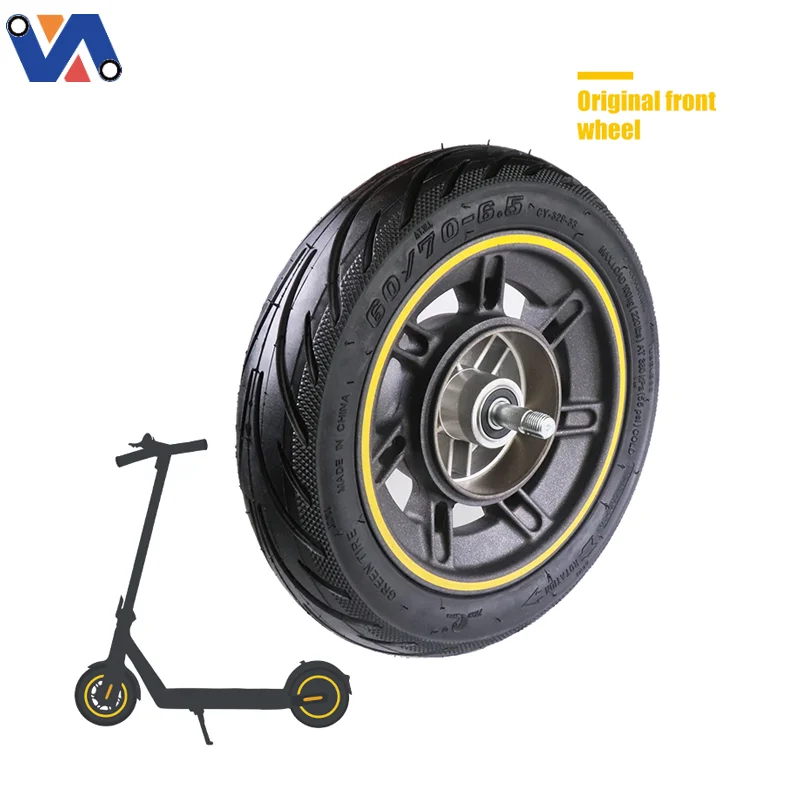 product durable 10 inch electric scooter front wheel high performance replacement tire rubber material essential scooter parts-3