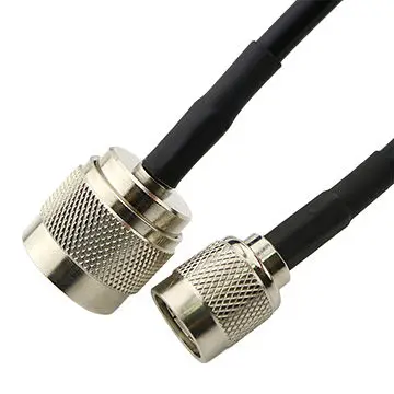 Cáp đồng trục RG58 rf jumper TNC Male Connector Radio Communication tổn thất thấp