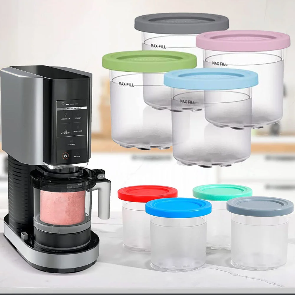 Ds2105 Ice Cream Container Airtight Leafproof Food Storage Box Ice