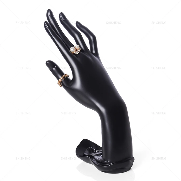 Shi Sheng 2021 Wholesale Ring Bracelet Jewelry Display Stand Holder Resin Mannequin Hand For