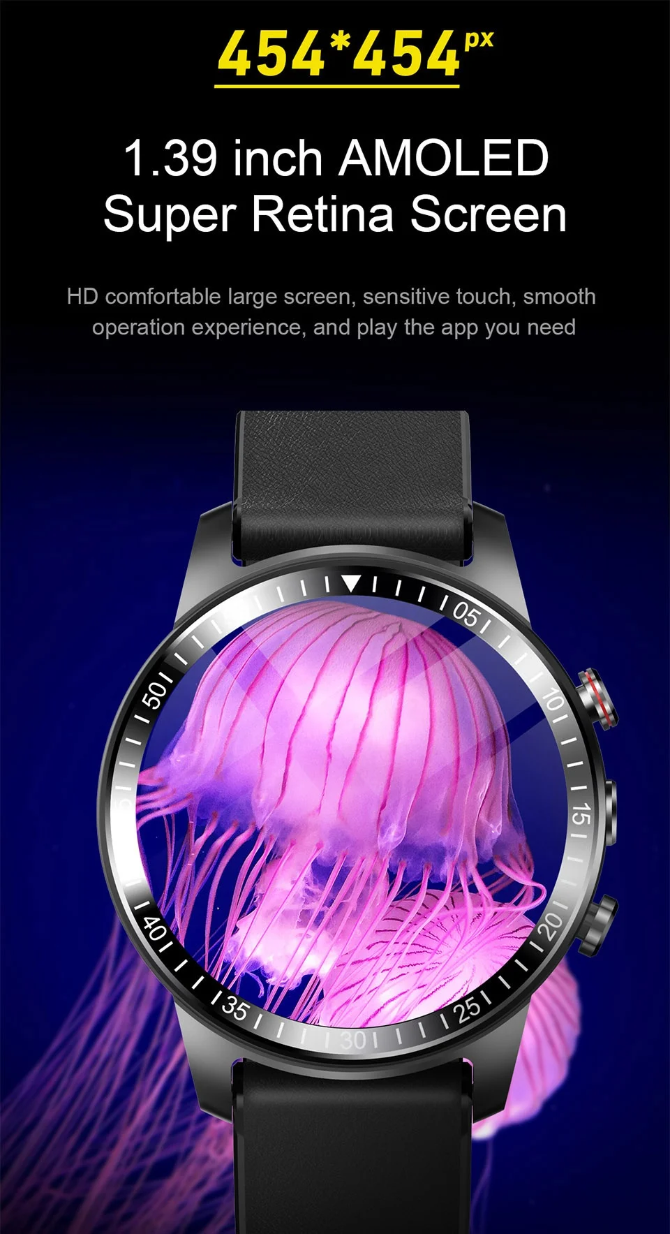 Full Round Screen IP67 Waterproof Smart Watch UNIWA KW390 WIFI GPS 4g Android Phone Watch Support google Play Store