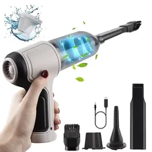 Portable Turbo Hand Held Handheld Cordless Vacuum Cleaner Wireless Powerful Vacuum Car Home 120W 9000Pa Car Cleaning