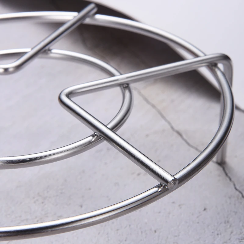 Heavy Duty Round Durable Multi-functional Eco-friendly Metal Steam Water Separation Cookware Rack 6