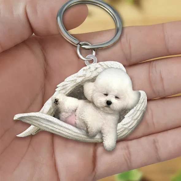Luxury Designer Puppy Keychain With Orange Box For Men 2023 Presbyopia  Keyring Pendant From Baisibao, $9.4