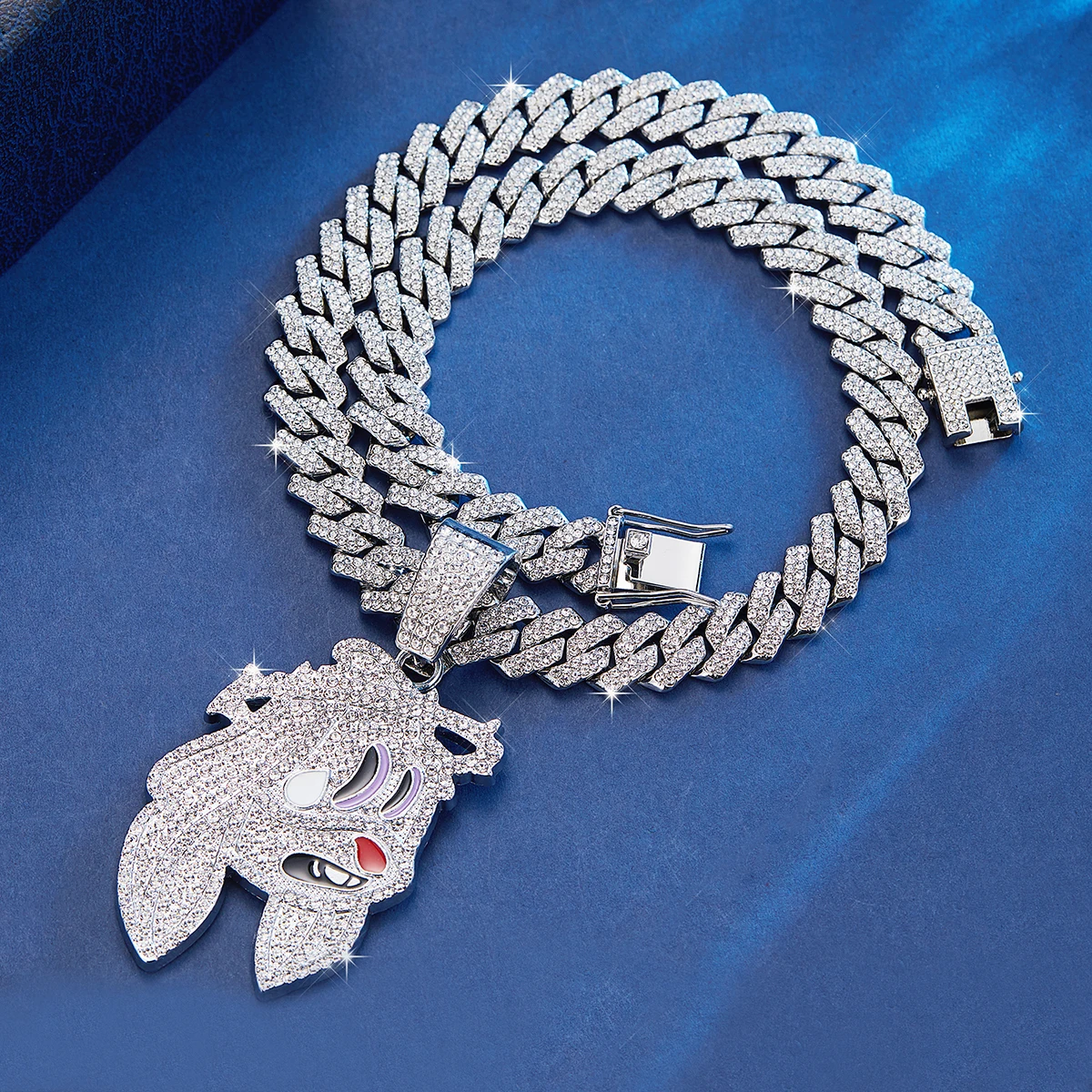 Slim Shady Dog Tag Necklace - Hip Hop Music Punk Rock Chain 23.6 Inches