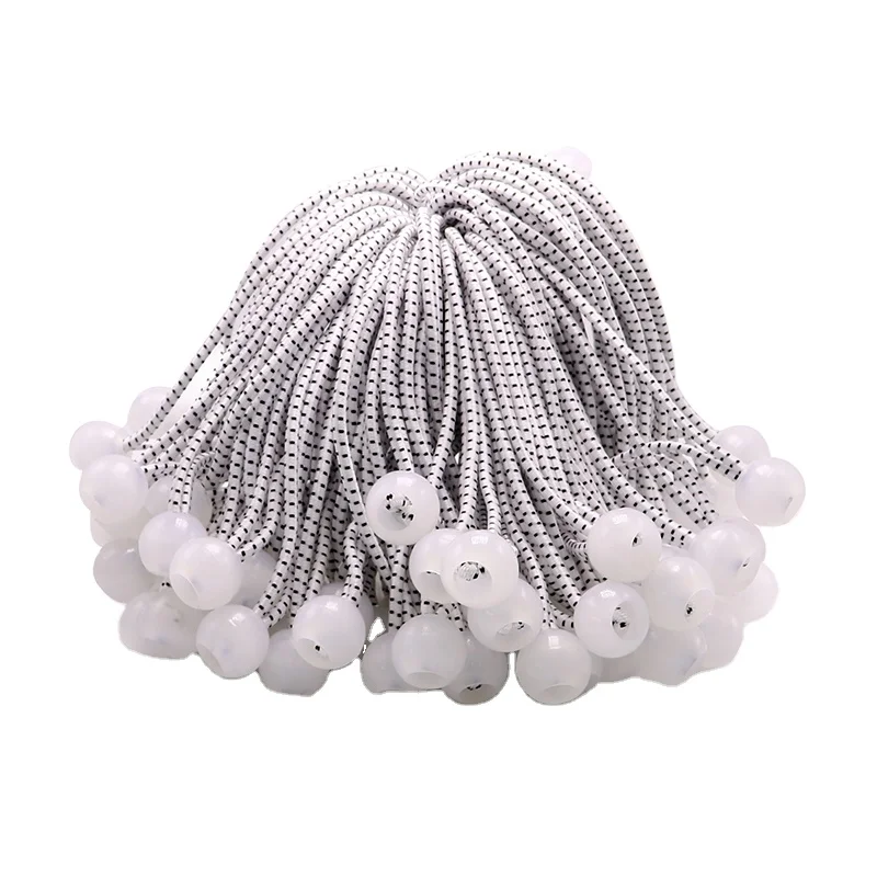 4mm 5mm latex bungee ball cord for outdoor tent tie down