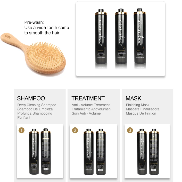Factory Supply Shampoo Hair BC Smoothing Straightening Professional Protein Keratin Brazilian Treatment Hair Straighten Cream
