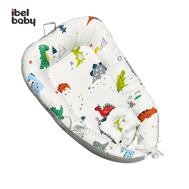 CPC Certificate Removable Washable Cotton Baby Nest Newborn Lounger Baby Nest Portable Baby Nest For Newborn
