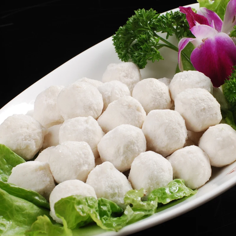 Wholesale Price Hot Sale Frozen Fish Ball With Filling Frozen Seafood Products