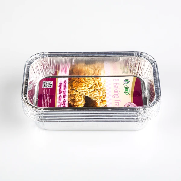 product tia yb08 compact aluminum foil container disposable breakfast container microwaveable foil tray for eggs bacon-7