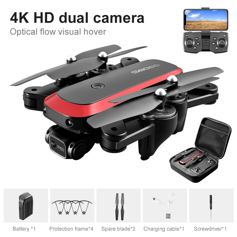 S8000 Custom Dron Con Esc Lens Camera 4k Hd Optical Flow Lithium