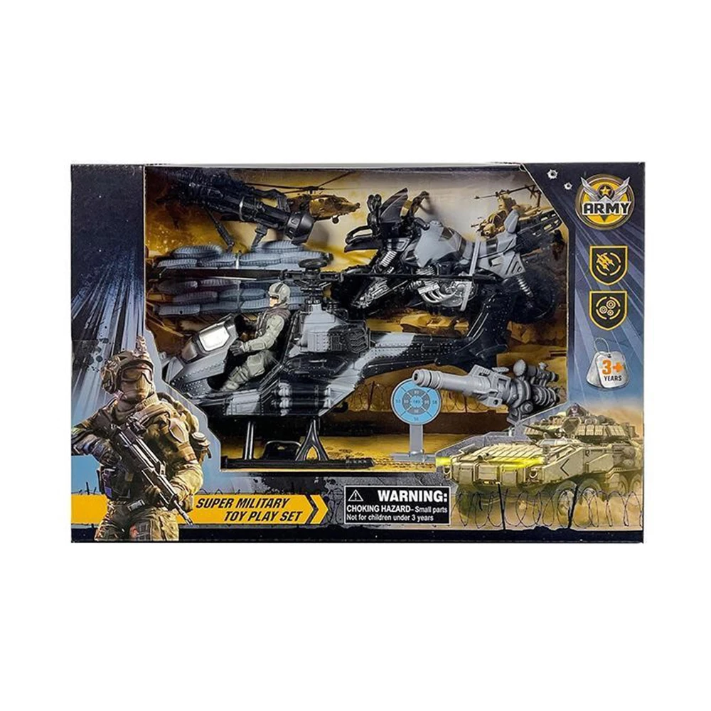 Военная серия сцена битвы Армия Мужчины игрушки солдаты ролевые игры для детей
