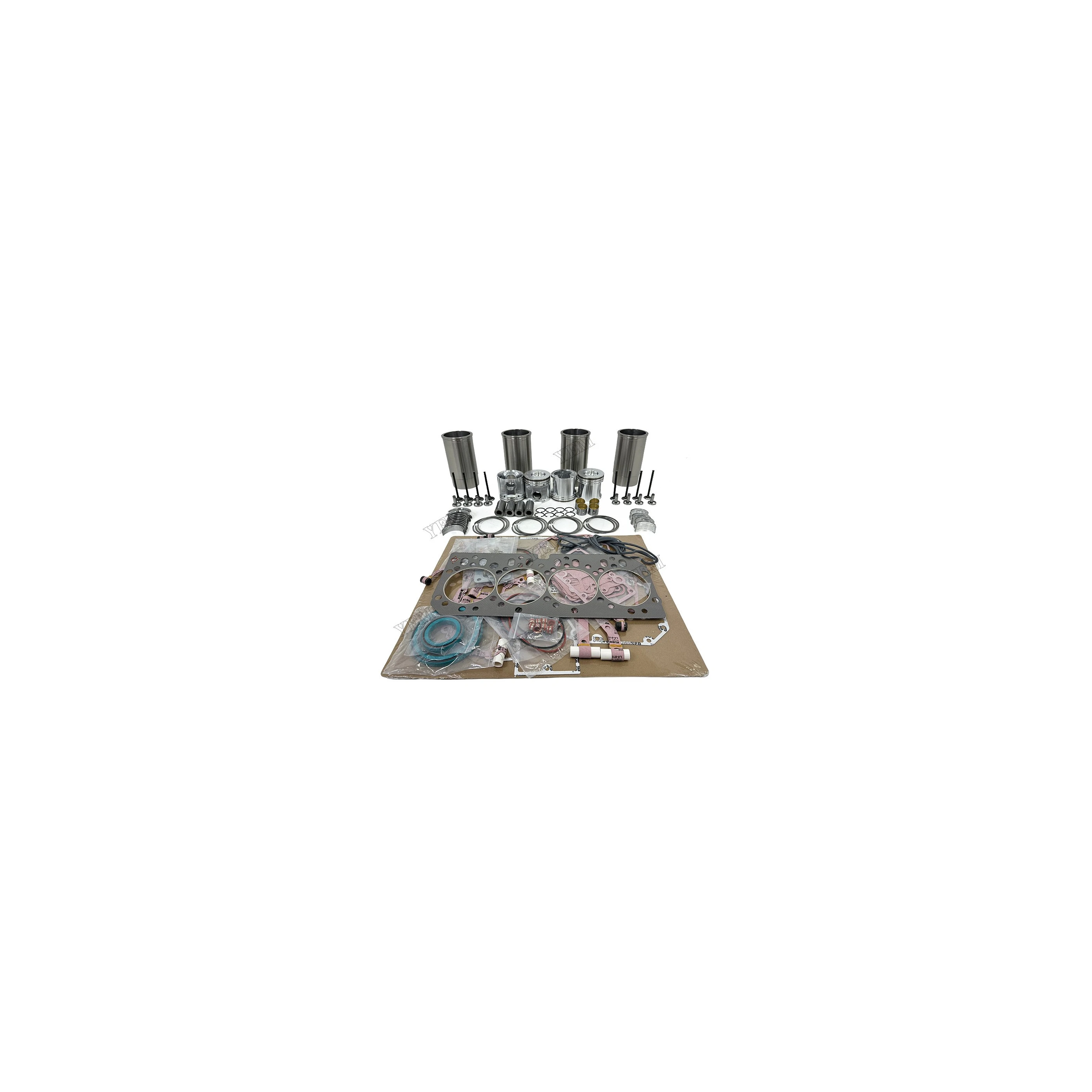 4045 Rebuild Overhaul Repair Kit With Valves Engine Bearings Liner Piston Rings Gasket Kit RE554414 for John Deere Engine Parts