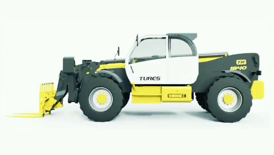 Telehandlers Compact Loader Telescopic Forklift With 40602mm Boom