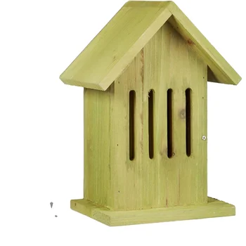 Outdoors Wooden bird houses fir wood butterfly container house