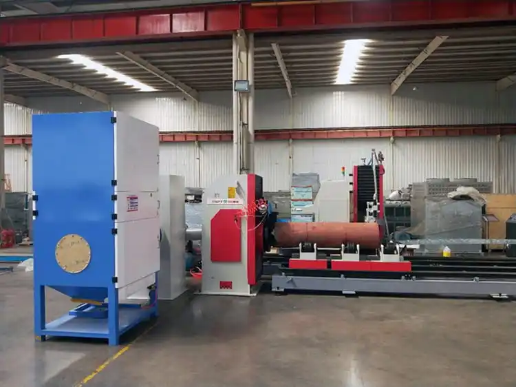 Auto Large Diameter Pipe Cutting Machine Stainless Steel Pipe CNC Plasma Pipe Cutting Machine