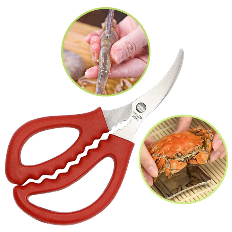 Set di Strumenti di Frutti di Mare Set di attrezzi for frutti di mare, sgusciatore for frutti di mare in acciaio inossidabile, cracker for crostacei e strumenti Strumenti di frutti di mare