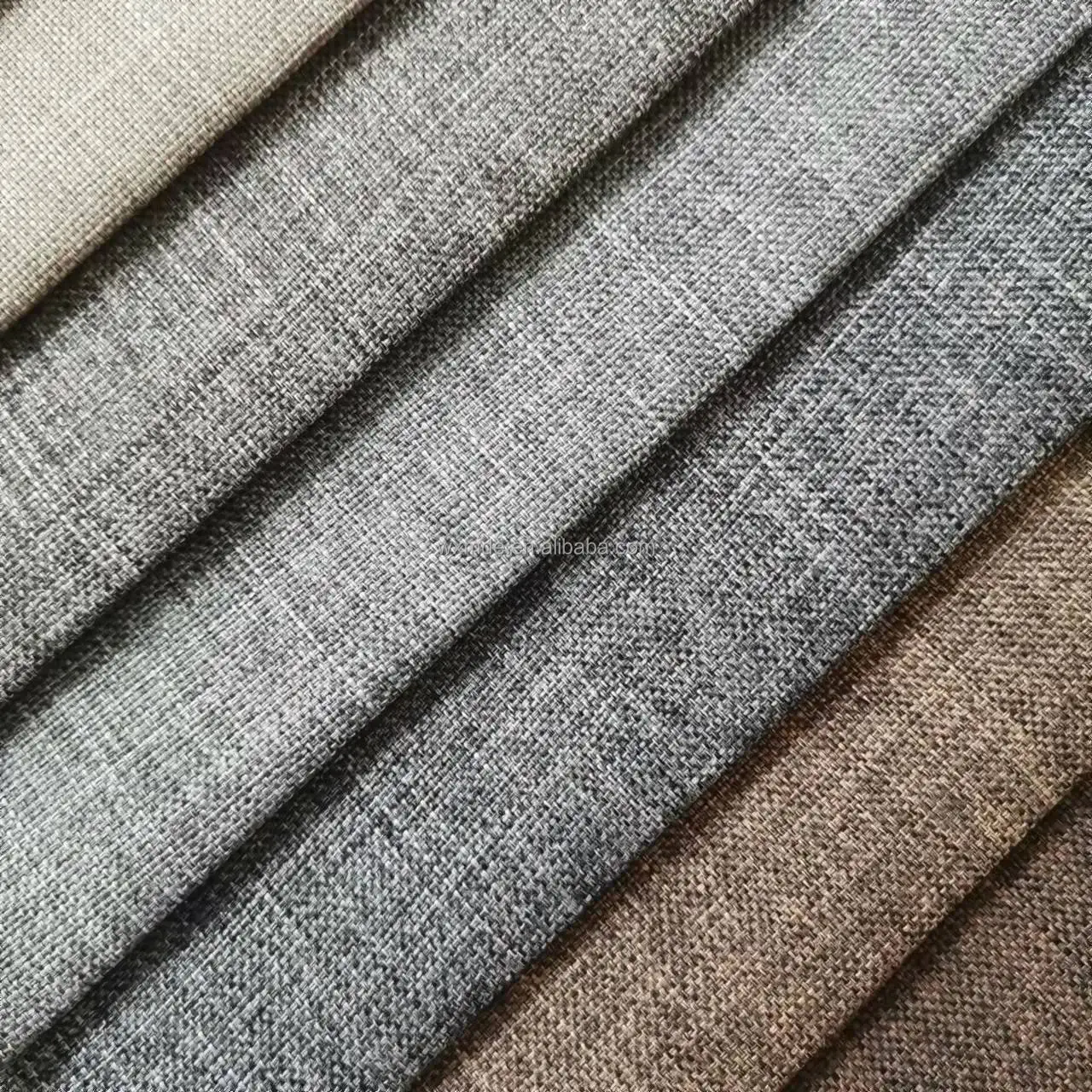 Hotsale 100polyester Oxford Linen Look Upholstery Sofa Fabric Buy