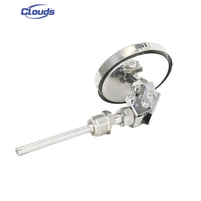 Industrial Gauge Adjustable Thermostat Bimetal Disc Thermostatic Coil ...