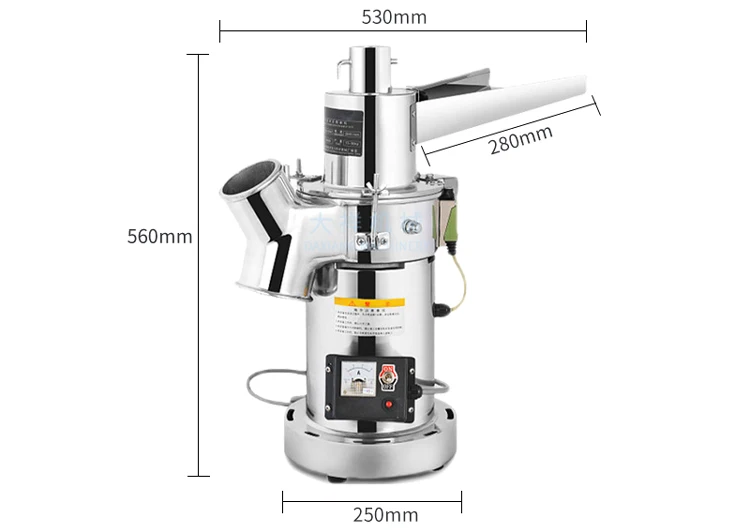 DX-25 Small Continuous Feeding Universal Dry Powder Chilli Corn Grinding Machine Price factory