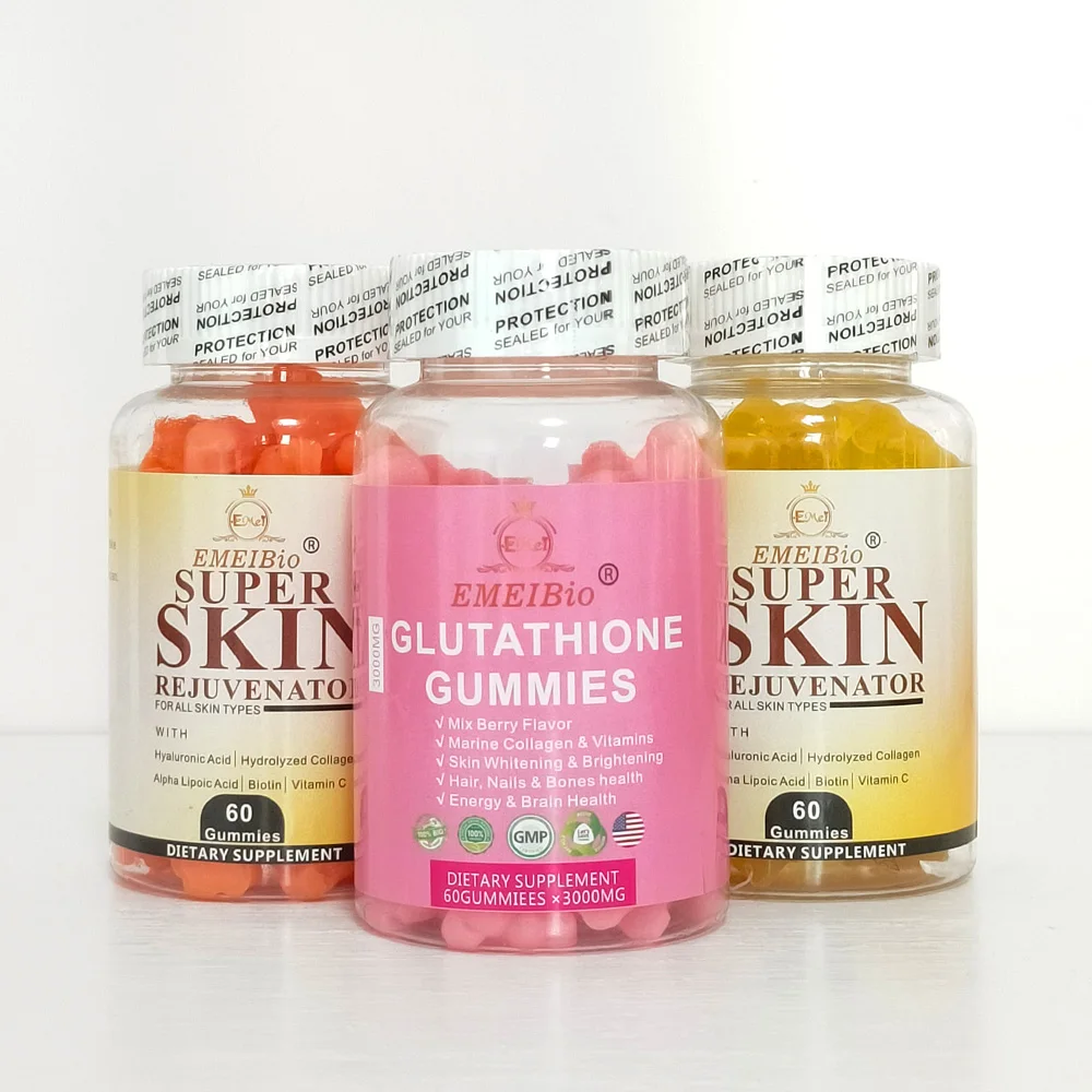 does glutathione pills really work Halal 100% Natural Reduced Skin GSH Supplement Brightening Skin Whitening  Gummy Candy Collagen L-Glutathione Gummies| Alibaba.com