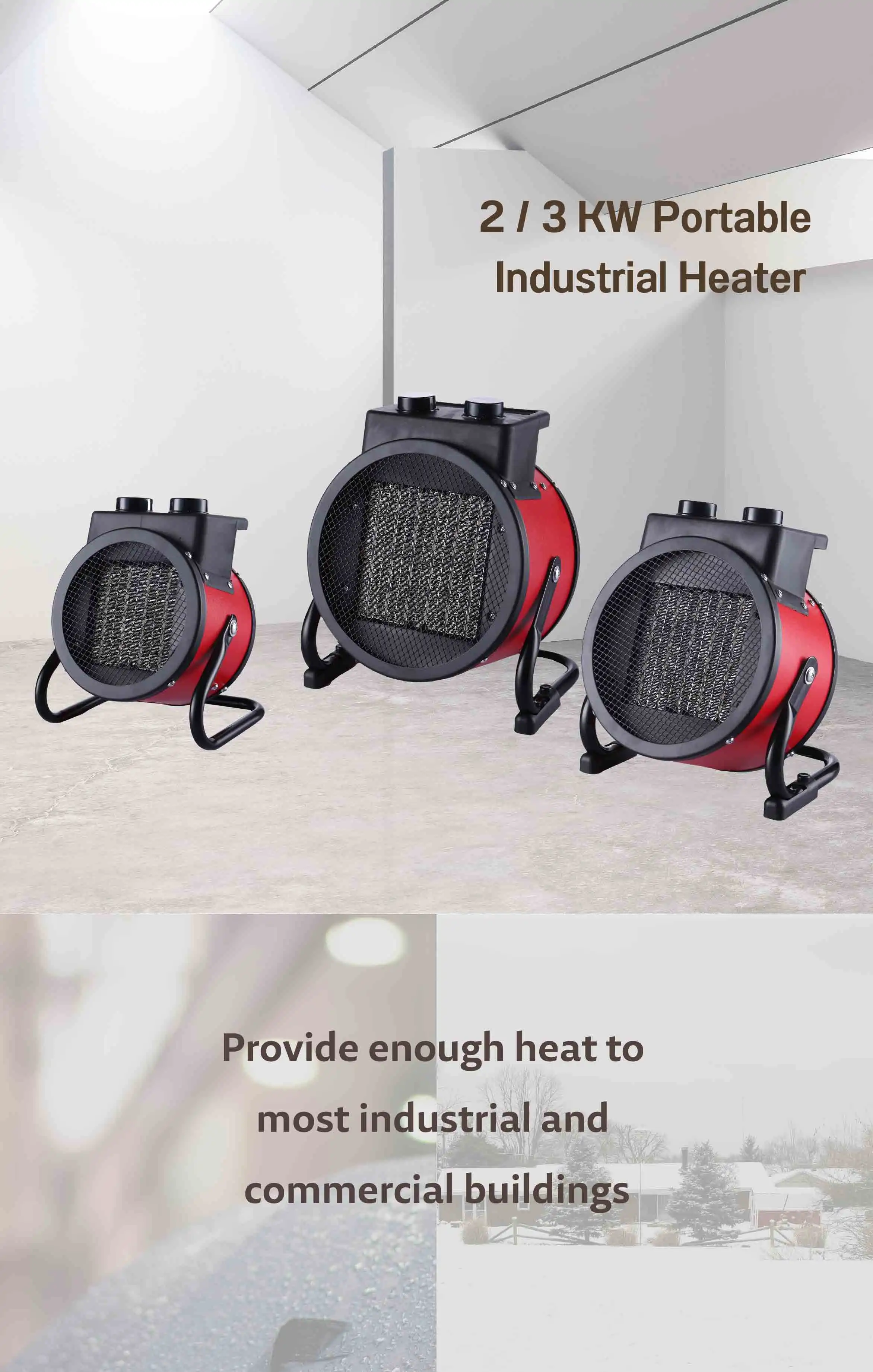 Electric Fan, Portable, 2000W - detail 8