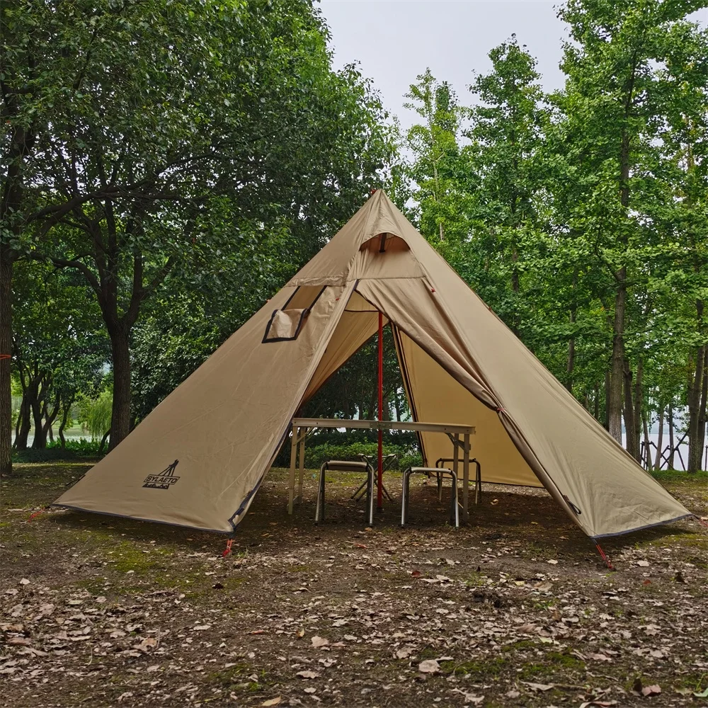 Sylaeto Ultralight Winter Camping Tipi Tent with Adjustable Stove