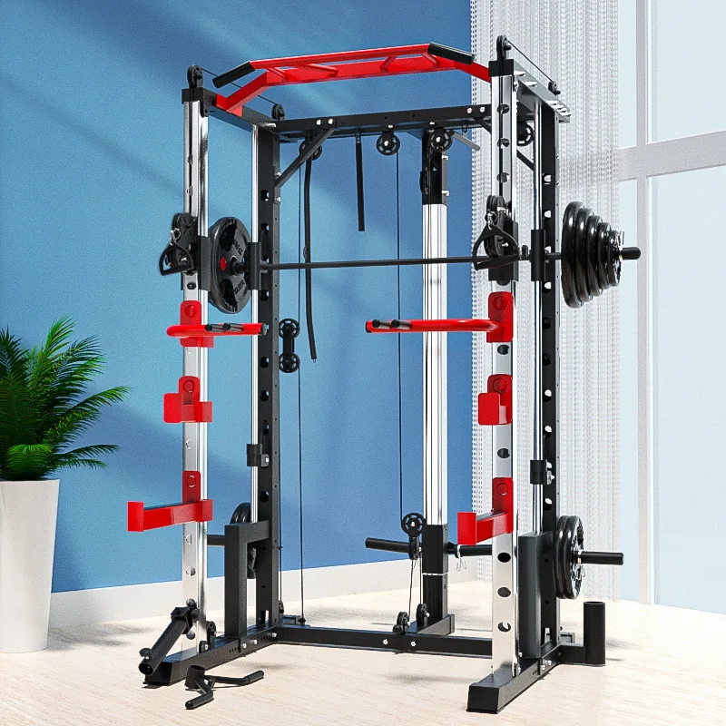 Body Building Fitness Equipment Multifunctional  Trainer Squat Rack Smith Machine For Commercial Home Use details