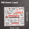 Hamburguesa roja (900 por paquete)