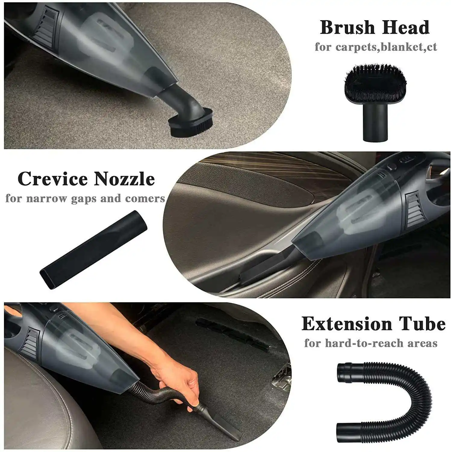Moto Quip Mini 12v Vehicle Vacuum Cleaner Car Vacuum Cleaner Portable Wired Handheld 120w Auto Vacuum Cleaner 12v