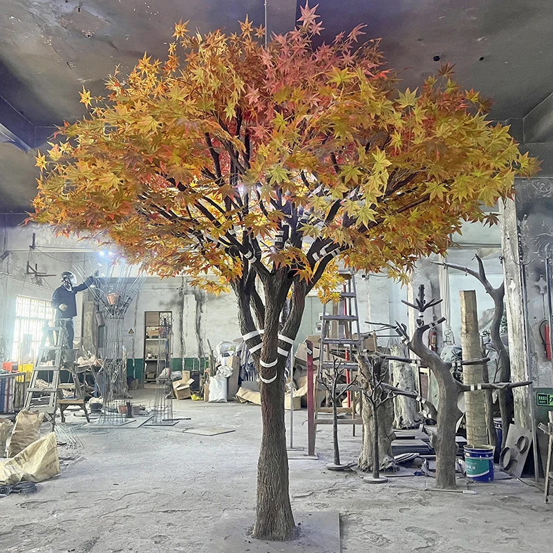 Fiberglass Gold Artificial Ginkgo Tree for Sale Led Lighted Ginkgo Biloba  Tree Large Artificial Plants Decoration| Alibaba.com