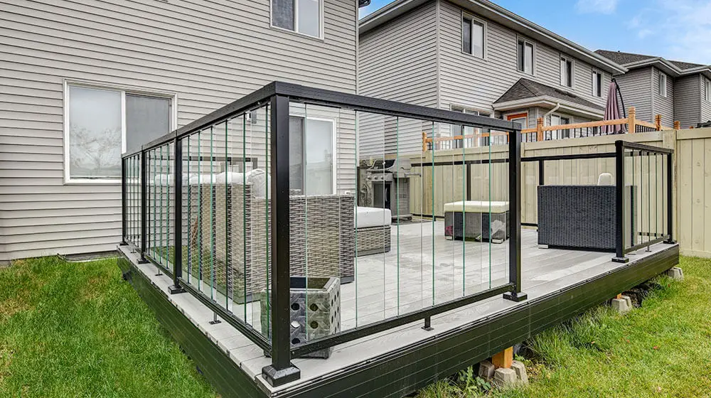 Durable Outdoor Glass Railing for Balcony & Stairs