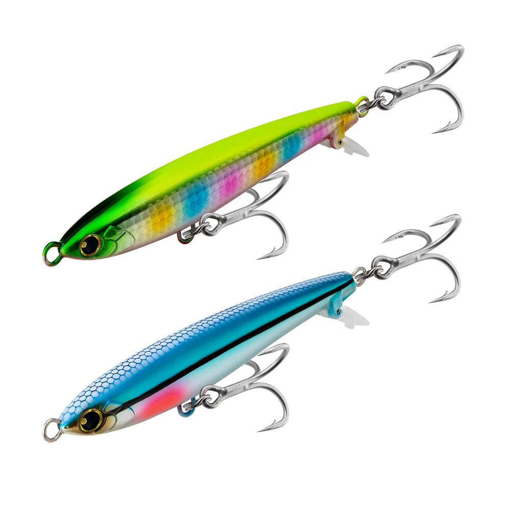 6X Whopper Plopper Floating Bass Lures Fishing Topwater Lure Rotating Tail