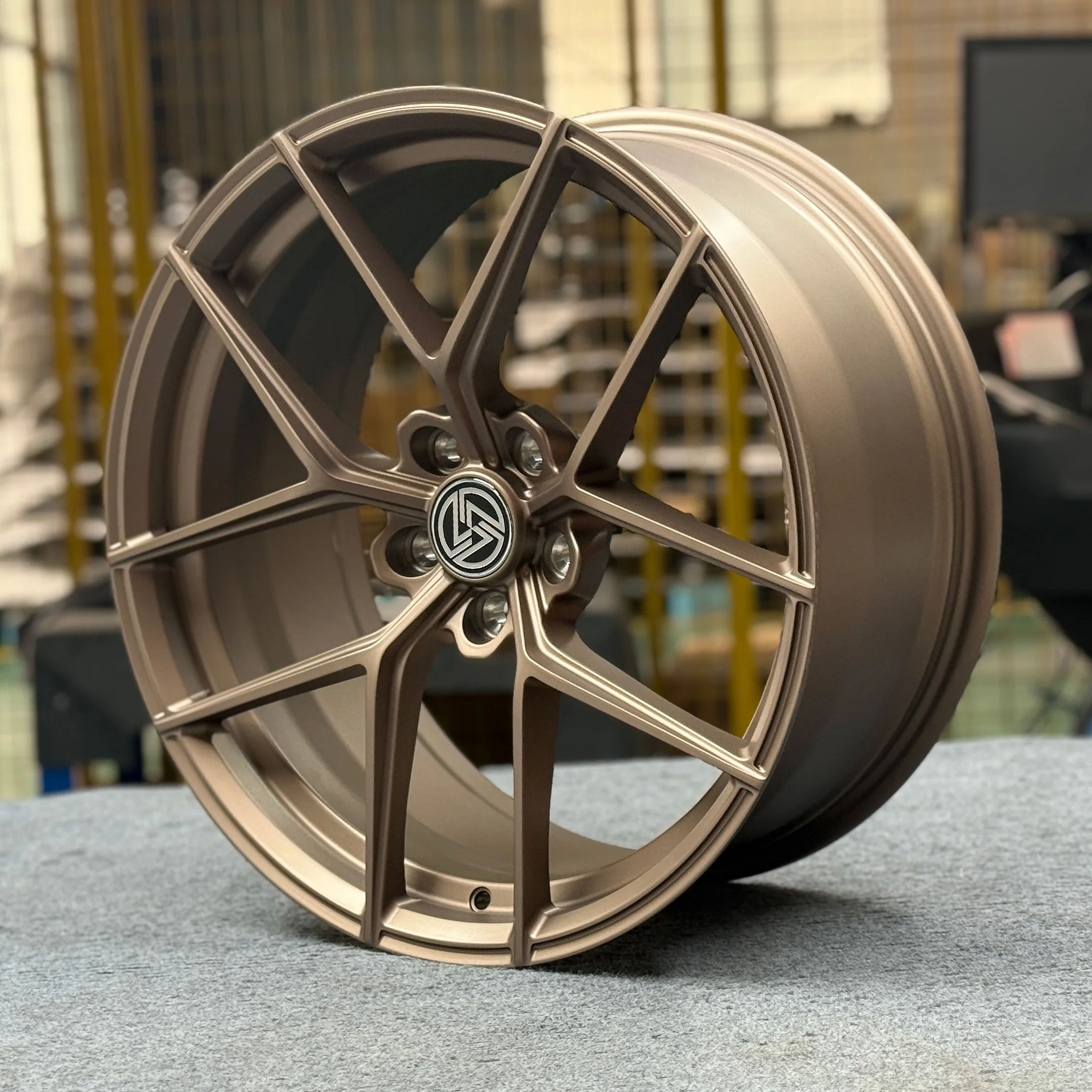 XL Forged Wheels Alloy Rims 5x112 5x114.3 5x120 17 18 19 20 21 22 23 24 Inch Gray/Bronze Finish for Mercedes-Benz BMW Porsche - Image 6