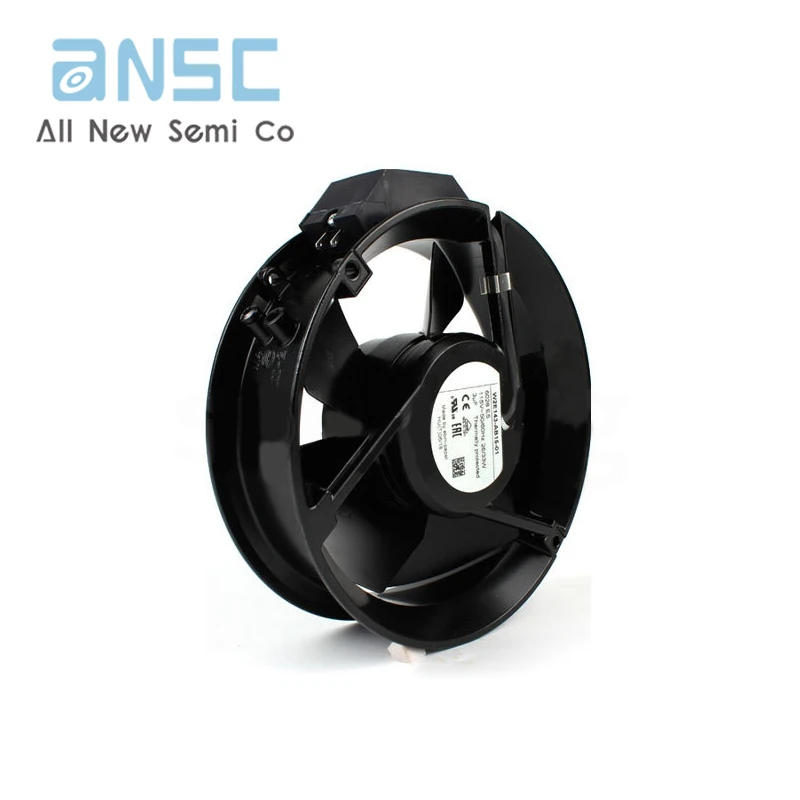 Original Axial flow fan W2E143-AB15-01 17251 115V 26/33W 294.2CFM 3300RPM 58dBA Metal Computer fan