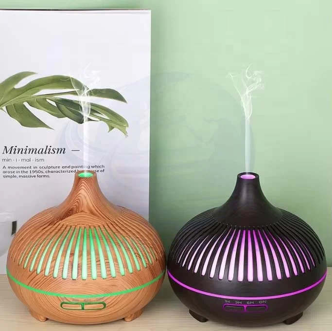 Onion Hollowing Aromatherapy Machine Wood Grain Onion Humidifier Office Hydration Meter Suitable for a Variety of Scenes 3