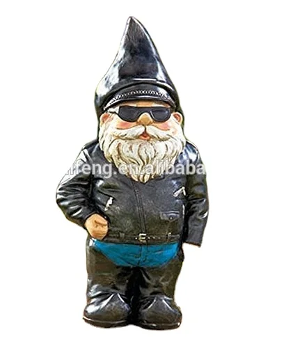 Download Outdoor Funny Lawn Garden Decoration Biker Gnome Statue Buy Biker Gnome Statue Funny Lawn Statue Biker Garden Gnome Product On Alibaba Com