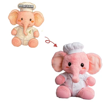 OEM Personalized Stuffed Animal Plush Toy Kawaii Cartoon Design for Birthday/Party Favors