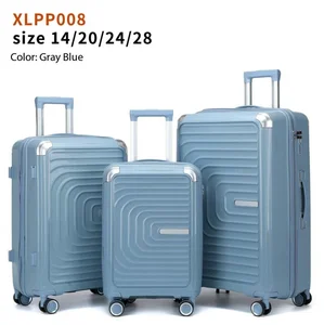 14-inch + 20-inch + 24-inch + 28-inch Pull-handle Case, PP Set, Swivel Wheel Suitcase, Travel case Custom logo