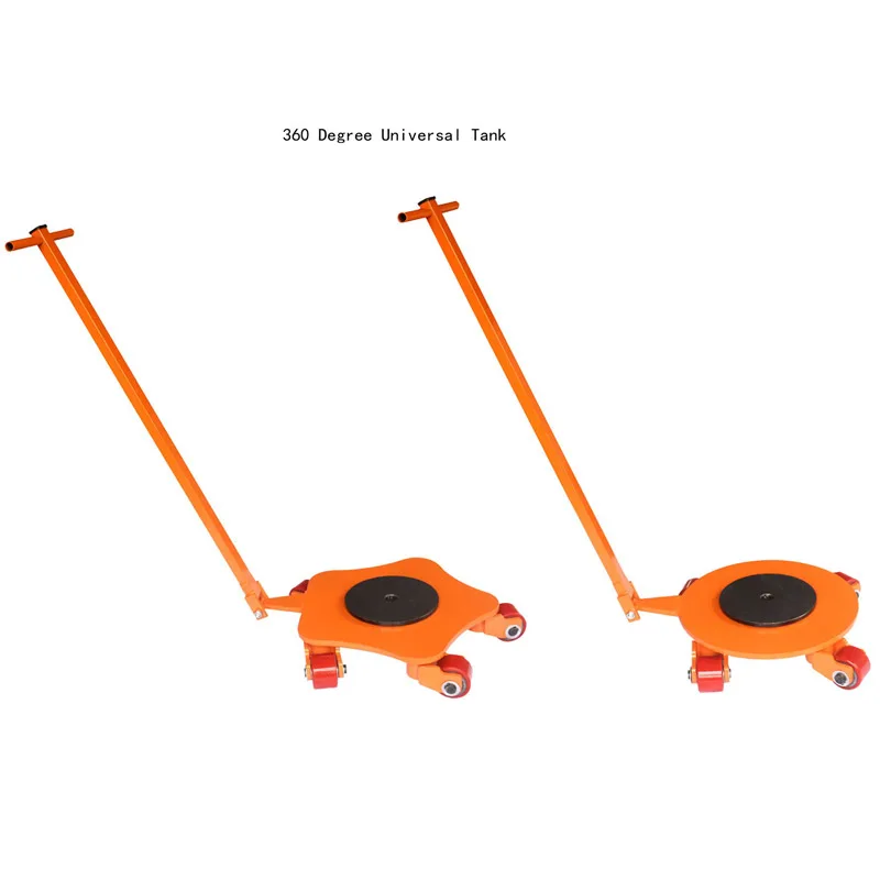 Heavy Duty Load Moving Skates Machinery Moving Cargo Trolley Rigger Skates Pallet Container Transport Roller Moving Skates